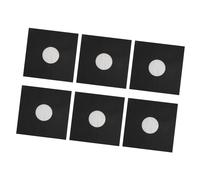 Protective Kraft Paper Record Jackets 20 Pack 12” Matte Black Sleeves