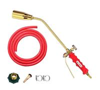 Protective Method Torch Weed Burner Kit,New Propane Torch Weed Burner Kit,Heavy Duty Blow Torch Flamethrower with Turbo Trigger and Hose,Adjustable Flame Torch for Weeding,Asphalt,Ice Snow (50,6.56ft)