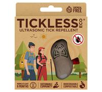 PROTECTONE Ltd TICKLESS ECO PERSONE REPELLENTE AD ULTRASUONI CONTRO ZECCHE E PULCI PER PERSONE CON COVER IN PLASTICA BIODEGRADABILE COLORE BROWN