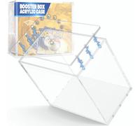 Protector Booster Box Pokémon in Plexiglass con Magneti N52 - Scatola Pokémon UV 99% Trasparente, Resistente e Impilabile