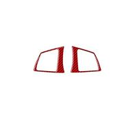 Protector Cover Trim interni Per BMW Per Z4 Per E89 2009 2010 2011 2012 2013 2014 2015 2016 Interni Volante Pulsante Multimediale Cornice Decorativa Adesivi Auto Fibra Carbonio(RED)