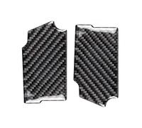 Protector Cover Trim interni Per Ford Per Mustang 2015+ 2 Pezzi In Fibra Di Carbonio Per Interni Auto Maniglia Ciotola Copertura Rivestimento