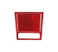 Protector Cover Trim interni Per Golf 6 Per Gti R Per MK6 2008 2009 2010 2011 2012 Interni In Fibra Carbonio Posacenere Per Auto Pannello Telaio Copertura Trim Sticker Decor(RED)
