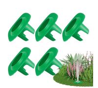 Protector de cabeza de aspersor, protector de 3,8 pulgadas con forma de flor, característica de tamaño mediano de 3,8 pulgadas, detalles de material duradero, rosquilla de aspersor para reducir daños,