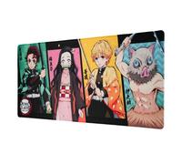 Grupo Erik: Tappetino Mouse Demon Slayer | Tappetino mouse XXL, base antiscivolo, 100% waterproof e con rifiniture di qualità, 80 x 35 cm, Demon Slayer Gadget