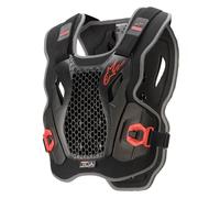 Protector de pecho Alpinestars Bionic Action 6700421-13-M/L - Negro/Rojo (talla M/XL)