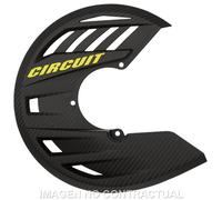 Protector Disco Circuito Carbonio-Giallo Per Moto Ricambi Accessori Parti