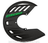 Protector Disco Circuito Carbonio-Verde Per Moto Ricambi Accessori Parti