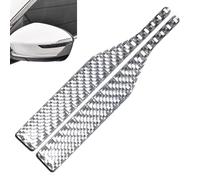 Protector Para Espejo Retrovisor - Embellecedor In Fibra Di Carbonio | Impermeabile Resistente A Arañazos Para Ventanas De Automóviles Y Camiones De Todos Los Modelos.