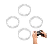 Protector Ring, Joystick Guard, 0.14x0.37 Inches Size Clear Anti Wear Stick Secure Easy to Install, Gamepad Cover for Controllers, Enthusiasts, Teen, Family and Friends