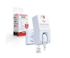 Protector SAM-1000 - Rilevatore di interruzione di corrente | 3500 Watt | buffer di corrente | 12 ore di allarme | convertitore di corrente per interruzione di corrente, controllo frigorifero e