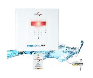PROTECTOR WA-1.2 Rilevatore d'acqua per controllo della pompa Allarme acqua con 3 sensori - Rilevatore d'acqua e umidità per cantina, cucina, lavatrice - Rilevatore di livello dell'acqua, sensore con
