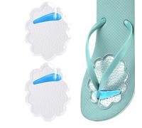 PROTECTORI DI TOE - TOE GUARDS | Sandali Flops | Pass per impugnature Foot | Cuscino per i sandali perizoma | Cuscinetti trasparenti che assorbono gli shock separatori lavabili autoadesivi sosten