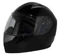 protectWEAR - Casco integrale casco integrale lucido nero lucido V158-SG - M