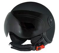 Protectwear Casco Protettivo con Visiera Integrata, H730-SM Nero, Taglia XL