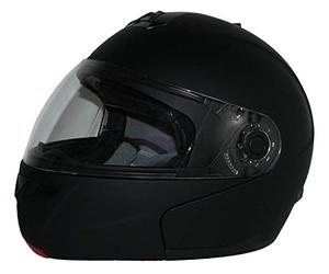Protectwear H910-MT-S -Casco da Moto integrale Flip-Up, giallo Fluo lucido