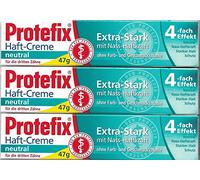 Protefix Crema adesiva neutra extra forte 3 x 47g