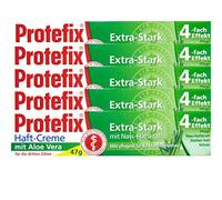 Protefix Protefix - 5 creme adesive in aloe vera, con forza adesiva bagnata, confezione da 40 ml