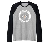 Proteggere i diritti transgender di progettazione testa di lupo trans giovani Maglia con Maniche Raglan