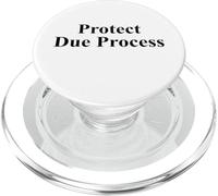 Proteggere il giusto processo Protesta politica Divertente Sarcastico PopSockets PopGrip per MagSafe