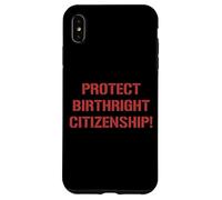 Proteggere la cittadinanza diritto di nascita Supporto immigrazione Custodia per iPhone XS Max