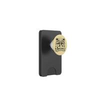 Proteggere la mia pace Nessun dramma Retro Umorismo indisturbato PopSockets PopWallet per MagSafe