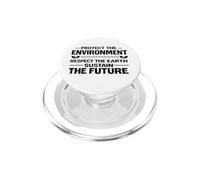 Proteggere l'ambiente Rispetta la Terra Sostieni il Futuro PopSockets PopGrip per MagSafe