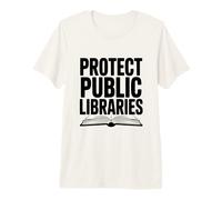 Proteggere Le biblioteche pubbliche Maglietta Premium