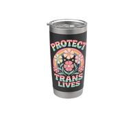 Proteggere Trans vive Trans Donne Transgender Bicchiere termico in acciaio inox doppia parete