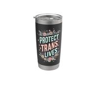 Proteggere Trans vive Trans Donne Transgender Bicchiere termico in acciaio inox doppia parete