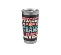 Proteggere Trans vive Trans Donne Transgender Bicchiere termico in acciaio inox doppia parete