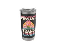 Proteggere Trans vive Trans Donne Transgender Bicchiere termico in acciaio inox doppia parete