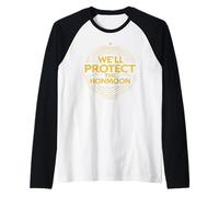 Proteggeremo la musica dell"amicizia dei bambini di Honmoon Matching Maglia con Maniche Raglan