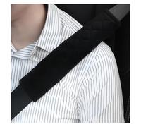 Proteggi 1/2 Pezzi Coperture Per Cinture Di Sicurezza Per Auto Universali Copertura Per Spalline In Morbido Velluto Peluche Per Bambini Adulti Cuscino Cintura Sicurezza(Black 1 PC)