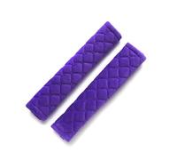Proteggi 1/2 Pezzi Coperture Per Cinture Di Sicurezza Per Auto Universali Copertura Per Spalline In Morbido Velluto Peluche Per Bambini Adulti Cuscino Cintura Sicurezza(Purple 2 PCs)