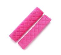 Proteggi 1/2 Pezzi Coperture Per Cinture Di Sicurezza Per Auto Universali Copertura Per Spalline In Morbido Velluto Peluche Per Bambini Adulti Cuscino Cintura Sicurezza(Pink 2 PCs)