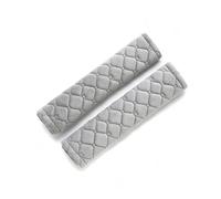 Proteggi 1/2 Pezzi Coperture Per Cinture Di Sicurezza Per Auto Universali Copertura Per Spalline In Morbido Velluto Peluche Per Bambini Adulti Cuscino Cintura Sicurezza(Gray 2 PCs)