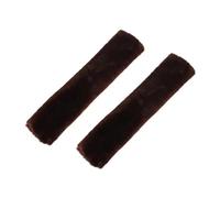 Proteggi 2 Pezzi Di Copertura Morbida Per Cintura Sicurezza Per Auto In Pelle Pecora Imbottitura Per Spallacci Cuscino Cintura Sicurezza(Coffee)