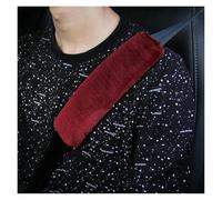 Proteggi 2 Pezzi/set Protezioni Per Le Spalle Delle Cinture Di Sicurezza Coperture In Peluche Forniture Automobilistiche Cuscino Cintura Sicurezza(Wine red)