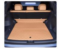 Proteggi Bagagliaio Auto Per Geely Per Galaxy Per Starship 7 EM-i 2025 Car Boot Zerbino Baule Posteriore Liner Cargo Pavimento Pelle Tappeto Vassoio Protezione(1pcs brown)