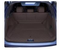 Proteggi Bagagliaio Auto Per Geely Per Galaxy Per Starship 7 EM-i 2025 Car Boot Zerbino Baule Posteriore Liner Cargo Pavimento Pelle Tappeto Vassoio Protezione(Full set coffee)