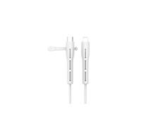 Proteggi cavo caricabatterie, spirale proteggi cavo compatibile con iPhone 18W/20W White
