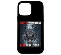 Proteggi ciò che è mio Paura Qual è il prossimo divertente Alpha Wolf Meme Custodia per iPhone 13 Pro Max