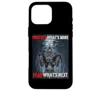 Proteggi ciò che è mio Paura Qual è il prossimo divertente Alpha Wolf Meme Custodia per iPhone 16 Pro Max