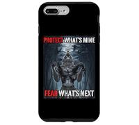 Proteggi ciò che è mio Paura Qual è il prossimo divertente Alpha Wolf Meme Custodia per iPhone 7 Plus/8 Plus