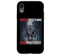 Proteggi ciò che è mio Paura Qual è il prossimo divertente Alpha Wolf Meme Custodia per iPhone XR