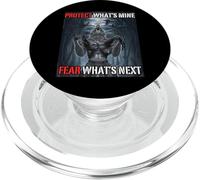 Proteggi ciò che è mio Paura Qual è il prossimo divertente Alpha Wolf Meme PopSockets PopGrip per MagSafe