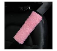Proteggi Coprispalle Per Auto In Pile Piccolo Caldo Invernale Decorazione Per Cintura Di Sicurezza 1/2 PC Interno Per Donna Cuscino Cintura Sicurezza(Pink 1PC)