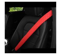 Proteggi Decorazione Cintura Di Sicurezza In Rilievo Copertura Protezione Spalla Stile Lungo In Pelle PU Da 75 Cm 29,53 Pollici Cuscino Cintura Sicurezza(Red 75cm)