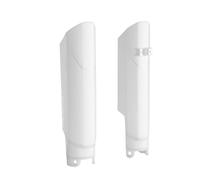 POLISPORT 8399200002 - Protezione forcella completamente avvolgente realizzata in plastica resistente agli urti e all'abrasione compatible con motocicletas KTM, GAS GAS en color Bianco